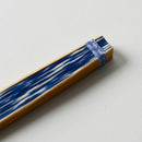 [HAND FAN] SEKKA SHIBORI (NAVY BLUE) FOR WOMEN | KUROTANI WASHI PAPER|KUROTANI WASHI COOPERATIVE GROUP