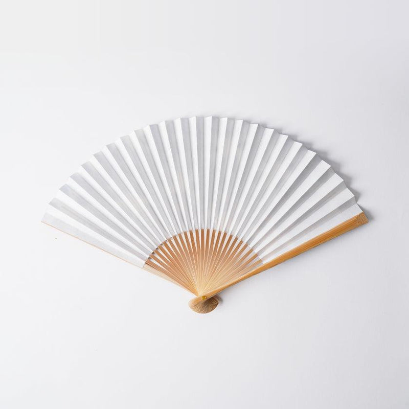 [HAND FAN] SEKKA SHIBORI (NAVY BLUE) FOR WOMEN | KUROTANI WASHI PAPER|KUROTANI WASHI COOPERATIVE GROUP