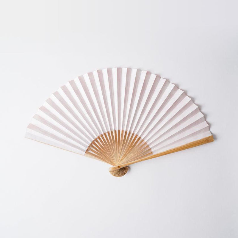 [HAND FAN] SEKKA SHIBORI (ORANGE) FOR WOMEN | KUROTANI WASHI PAPER|KUROTANI WASHI COOPERATIVE GROUP