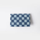 [CARD CASE] CHECKERED PATTERN (INDIGO) | KUROTANI WASHI PAPER|KUROTANI WASHI COOPERATIVE GROUP