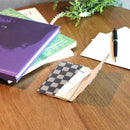 [CARD CASE] CHECKERED PATTERN (GRAY) | KUROTANI WASHI PAPER|KUROTANI WASHI COOPERATIVE GROUP
