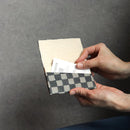 [CARD CASE] CHECKERED PATTERN (GRAY) | KUROTANI WASHI PAPER|KUROTANI WASHI COOPERATIVE GROUP