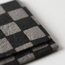 [CARD CASE] CHECKERED PATTERN (GRAY) | KUROTANI WASHI PAPER|KUROTANI WASHI COOPERATIVE GROUP