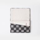 [CARD CASE] CHECKERED PATTERN (GRAY) | KUROTANI WASHI PAPER|KUROTANI WASHI COOPERATIVE GROUP