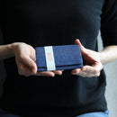 [CARD CASE] PLAIN (NAVY BLUE) | KUROTANI WASHI PAPER|KUROTANI WASHI COOPERATIVE GROUP