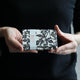 [카드 케이스] Mulberry Print (Navy Blue) | Kurotani Washi Paper | Kurotani Washi Cooperative Group