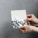 [CARD CASE] MULBERRY PRINT (NAVY BLUE) | KUROTANI WASHI PAPER|KUROTANI WASHI COOPERATIVE GROUP