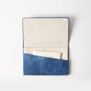 [CARD CASE] TEXTILE PATTERNED PAPER (NAVY BLUE) | KUROTANI WASHI PAPER|KUROTANI WASHI COOPERATIVE GROUP