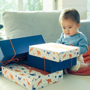 [BIB] BIB * 3 (ORANGE, NAVY, ROSE) | ORGANIC TOWEL | HIPPOPOTAMUS