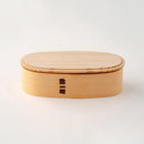 [LUNCH-BOX] OVAL 2-TIER NESTED BOXES (S) | ODATE MAGEWAPPA | KURIKYU