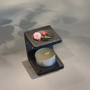 [INCENSE BURNER] SQUARE | UJI TEA AND FLORAL DESIGN| CHAWAKA KYOTO UJI
