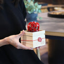 [GIFT SET] CHAWAKA MARI AND SENCHA SET RED PLUM | UJI TEA AND FLORAL DESIGN| CHAWAKA KYOTO UJI