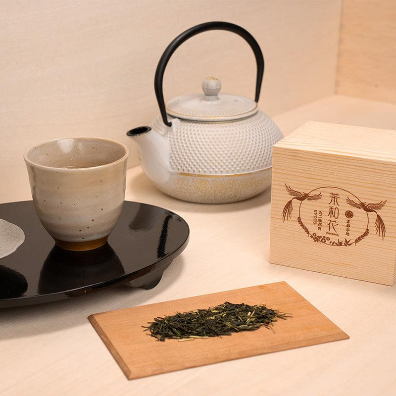 [GIFT SET] CHAWAKA MARI AND SENCHA SET SAKURA | UJI TEA AND FLORAL DESIGN| CHAWAKA KYOTO UJI