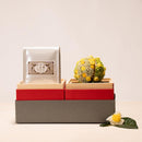 [GIFT SET] CHAWAKA MARI AND SENCHA SET TACHIBANA YELLOW | UJI TEA AND FLORAL DESIGN| CHAWAKA KYOTO UJI