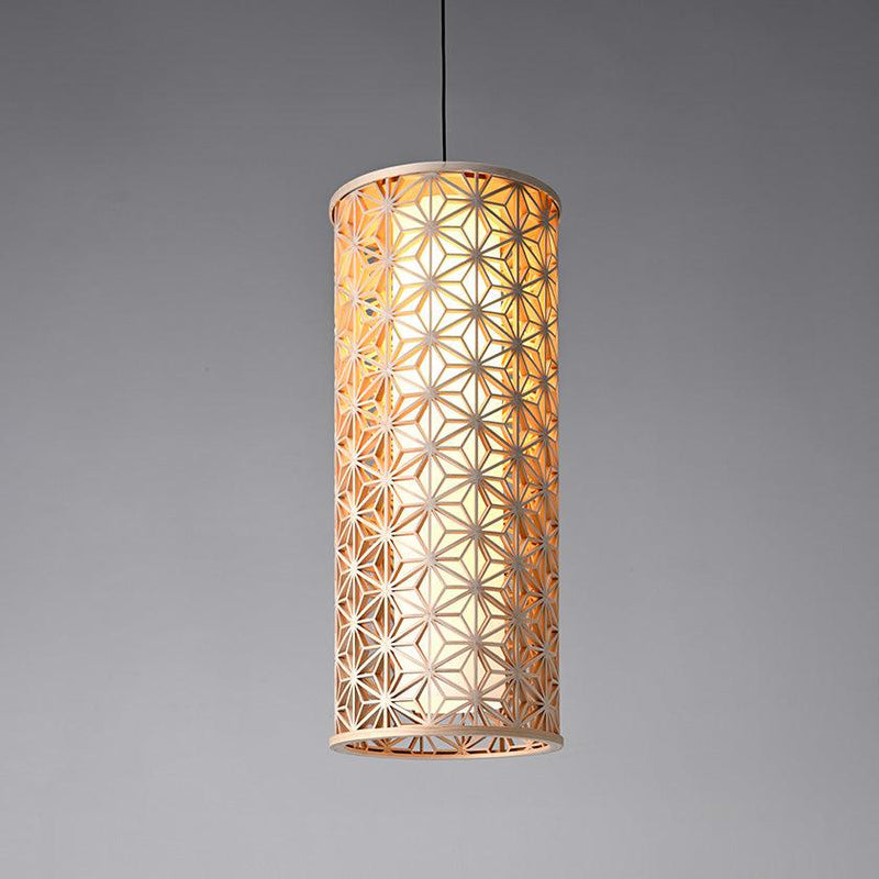 [PENDANT LIGHT / LIGHTING] KUMIKO PENDANT LIGHT 02 HEMP LEAF | KYO SASHIMONO (JOINERY)| MURAYAMA MOKKO