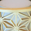 [STAND LIGHT / LIGHTING] KUMIKO STAND LIGHT 01: HEMP LEAF | KYO SASHIMONO (JOINERY)| MURAYAMA MOKKO