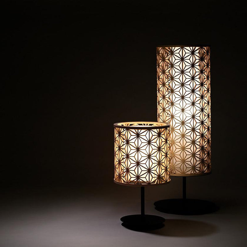 [STAND LIGHT / LIGHTING] KUMIKO STAND LIGHT 01: HEMP LEAF | KYO SASHIMONO (JOINERY)| MURAYAMA MOKKO