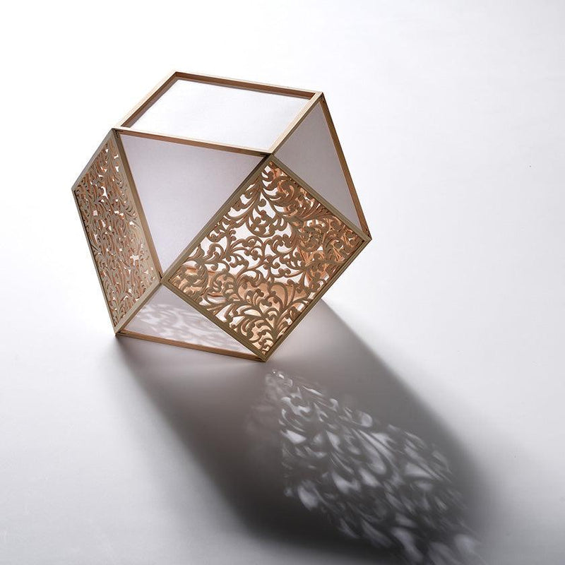 [STAND LIGHT / LIGHTING] KIRIKO STAND LIGHT ARABESQUE (S-L SIZE) | KYO SASHIMONO (JOINERY)| MURAYAMA MOKKO