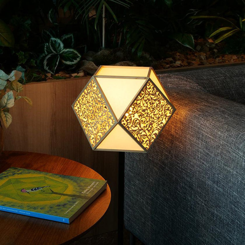 [STAND LIGHT / LIGHTING] KIRIKO STAND LIGHT ARABESQUE (S-L SIZE) | KYO SASHIMONO (JOINERY)| MURAYAMA MOKKO