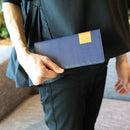 [WALLET] BYOBU LONG WALLET (KYOTO GOLD LEAF FINISH) | GOLD STAMPING | GOLDREAM KYOTO