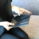 [WALLET] BYOBU LONG WALLET (KYOTO GOLD LEAF FINISH) | GOLD STAMPING | GOLDREAM KYOTO