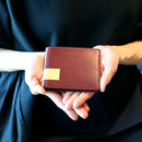 [WALLET] BYOBU BIFOLD WALLET (KYOTO GOLD LEAF FINISH) | GOLD STAMPING | GOLDREAM KYOTO