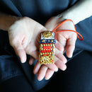 [AMULET] KAZARI KOYOROI® MINI GOLDLEAF (RED BRAID) | Art Armor| Kyoto Armor