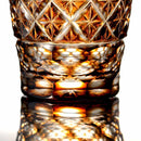 [GLASS] BROWN OLD GLASS PAULOWNIA BOX | SATUMA VIDRO | SATSUMA CUT GLASS