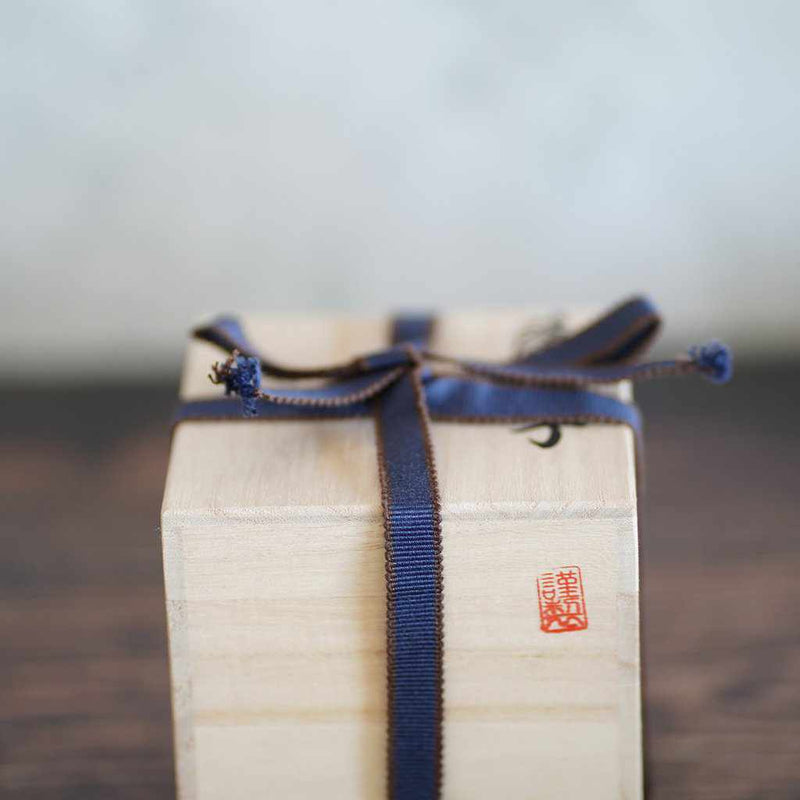 【薩摩切子】satuma 雙層玻璃 德利酒瓶 (金赤/瑠璃) 附桐木盒