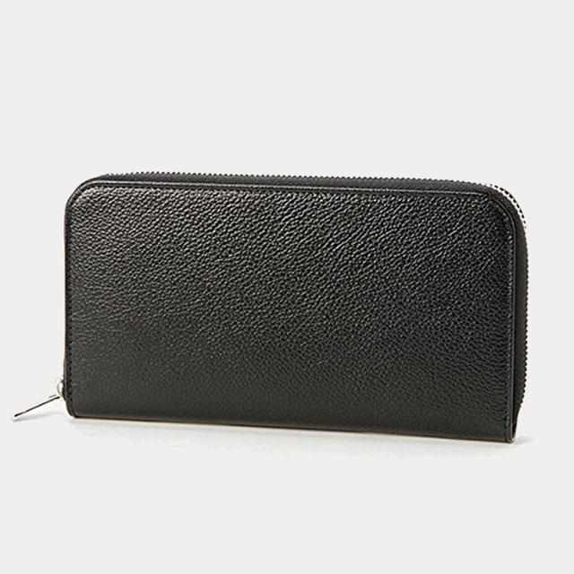 [WALLET / BAG] ROUND ZIPPER WALLET (INKSTONE / EMBOSSED) | LEATHER WORK | SATORI