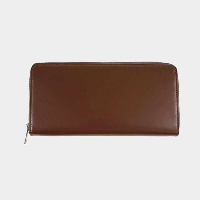 [WALLET / BAG] SMART ROUND ZIPPER WALLET (TOYOTO) | LEATHER WORK | SATORI