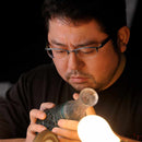 [SAKE CUP] OLD-FASHIONED OCHOKO PAULOWNIA BOX | SATUMA VIDRO | SATSUMA CUT GLASS