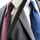 [TIE] ORIGINAL LOGO DEEP RED | JAPANESE SILK | SHAKUNONE (WITH GIFT PAPER BAG)