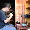 [TUMBLER / WATER BOTTLE] THERMO MUG URUSHI UMBRELLA BOTTLE WAVE CHIDORI (BLACK) | ECHIZEN LACQUERWARE| TAKUMIICHI