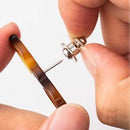 [PIN BATCH] MEGANE PIN (BROWN) THAT BECOMES A LAPEL PIN AND GLASSES HOLDER | SABAE GLASSES| TAKUMIICHI