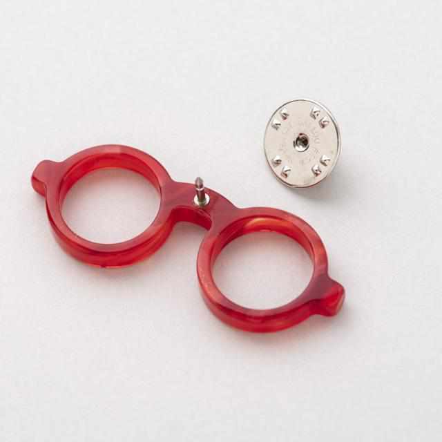 [系列] PIN批量夾尾銷（棕色），成為翻領銷和眼鏡架| echizen漆器