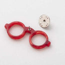 [PIN BATCH] MEGANE PIN (RED) THAT BECOMES A LAPEL PIN AND GLASSES HOLDER | SABAE GLASSES| TAKUMIICHI