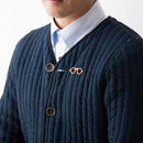 [PIN BATCH] MEGANE PIN (BROWN) THAT BECOMES A LAPEL PIN AND GLASSES HOLDER | SABAE GLASSES| TAKUMIICHI