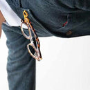 [PIN BATCH] MEGANE PIN (BROWN) THAT BECOMES A LAPEL PIN AND GLASSES HOLDER | SABAE GLASSES| TAKUMIICHI