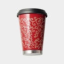 [TUMBLER / WATER BOTTLE] THERMO MUG LACQUER MOBILE TUMBLER ARABESQUE (RED) | ECHIZEN LACQUERWARE| TAKUMIICHI