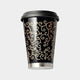 [TUMBLER / WATER BOTTLE] THERMO MUG LACQUER MOBILE TUMBLER ARABESQUE (BLACK) | ECHIZEN LACQUERWARE| TAKUMIICHI
