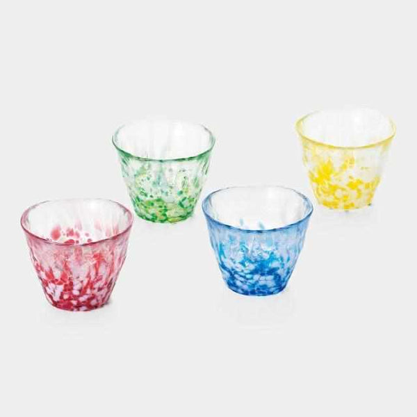 [GLASS] TSUGARU SCENE FREE GLASS SET OF 4 | TSUGARU VIDRO| ADERIA