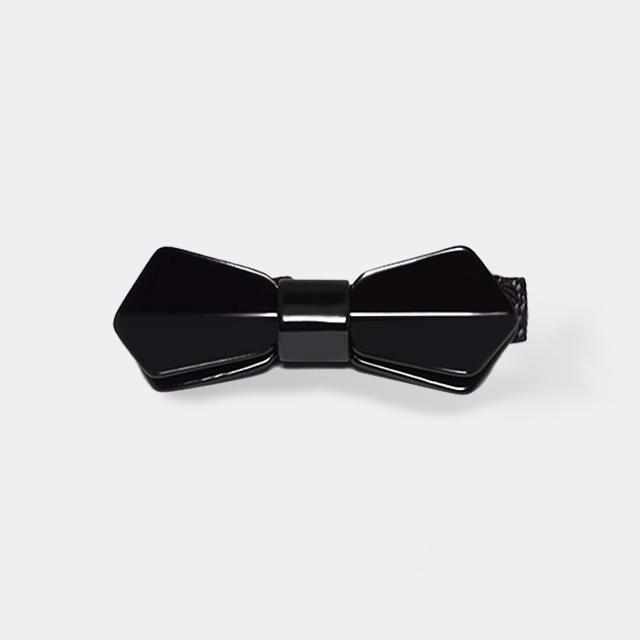 [TIE] LACQUER BOW TIE (BLACK) | CONCERTO | TAKAOKA LACQUERWARE