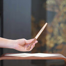 [HAND FAN] MEN'S ZODIAC FOLDING FAN OX HONSO BAMBOO | UNKINDO FUKATSU HAND FAN | EDO FOLDING FANS