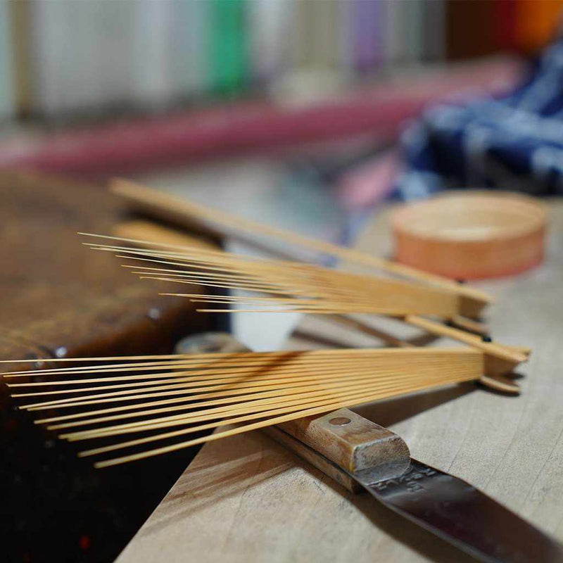 [HAND FAN] MEN'S ZODIAC FOLDING FAN OX HONSO BAMBOO | UNKINDO FUKATSU HAND FAN | EDO FOLDING FANS