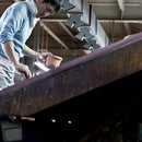 [UMBRELLA] PARASOL STAR ORANGE | HAND PRINTING