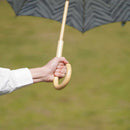 [UMBRELLA] PARASOL STAR GRAY | HAND PRINTING