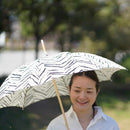 [UMBRELLA] PARASOL STAR GRAY | HAND PRINTING