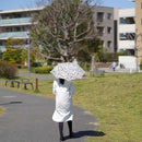 [UMBRELLA] PARASOL STAR GRAY | HAND PRINTING