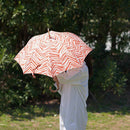 [UMBRELLA] PARASOL STAR ORANGE | HAND PRINTING